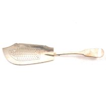 Scottish silver fish slice, James Howden & Co with Andrew Wilkie, Edinburgh 1827