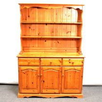 Set of pine kitchen furniture,