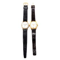 Roamer and J W Benson - two gentlemen's wristwatches.