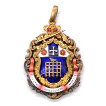 A Victorian silver-gilt Deputy High Steward of the Court of Burgesses of Westminster jewel / medal.