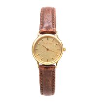 Bueche-Girod - a lady's 9 carat yellow gold wristwatch.