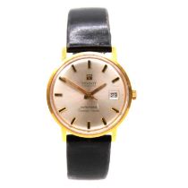 Tissot - a gentleman's 18 carat gold Seastar Seven automatic wristwatch.