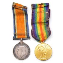 Medals: World War I pair,