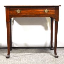 George III mahogany side table