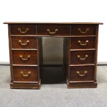 Victorian oak desk