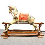 Early 20th century painted rocking horse