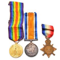 Medals; WWI group of three,