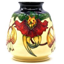 Nicola Slaney for Moorcroft Pottery, an 'Anna Lily' trial vase, 2012