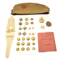 Small collection of military ephemera relating to Lt Col Thompson, Royal Indian Engineers,