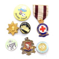 Large collection of badges,