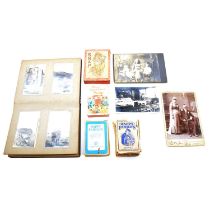 Photographs, playing card games, etc.,