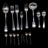 Silver cutlery,