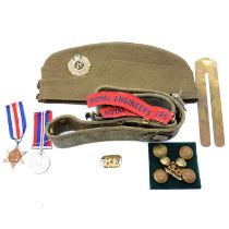 Medals and ephemera relating to Maurice Grant, Royal Engineers,