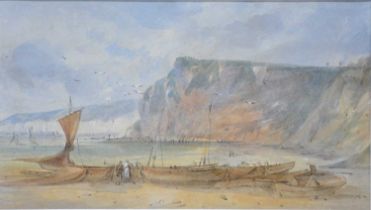 Group of three Victorian watercolours