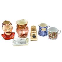 Collection of military and other ceramics,