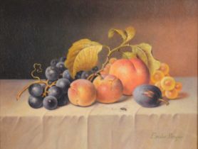 After Emile Preyer, Still life of fruit