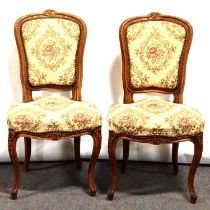 Pair of French Louis XV style chairs