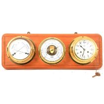 Schatz Midi-Marimer clock, barometer and thermometer,