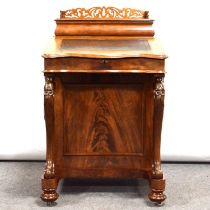 Victorian mahogany Davenport