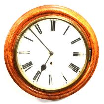 Oak wall clock,