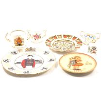 Collectors plates and commemorative ceramics,