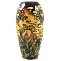 Philip Gibson for Moorcroft, a vase in the Tansy design,