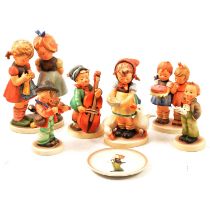 Small collection of Goebel Hummel figures,