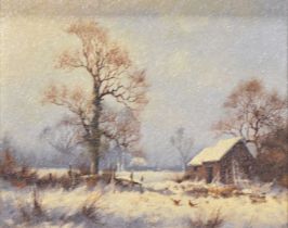 James Wright, Winter scene,