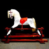 Rocking horse, Victorian style by John Marriott, Bedford,