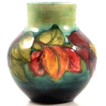 Walter Moorcroft, a vase in the Clematis design,