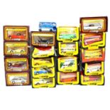 Nineteen Corgi die-cast vehicles, most boxed