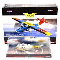 Two Corgi die-cast aircraft, including Catalina and Sea King, boxed