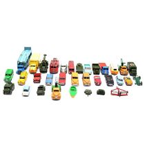 A tray of loose Dinky die-cast models