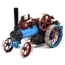 A scratch built live steam traction engine based on L. C. Mason's 'Minnie'