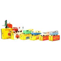 Six Dinky Toys models, boxed