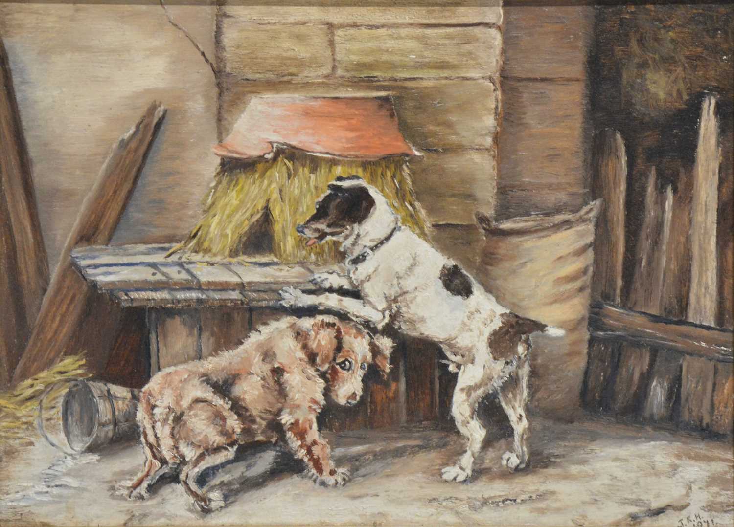 Four original dog protraits - Image 3 of 4