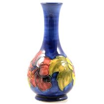 Walter Moorcroft vase in the Hibiscus design,