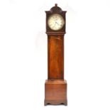 Scottish mahogany longcase clock,