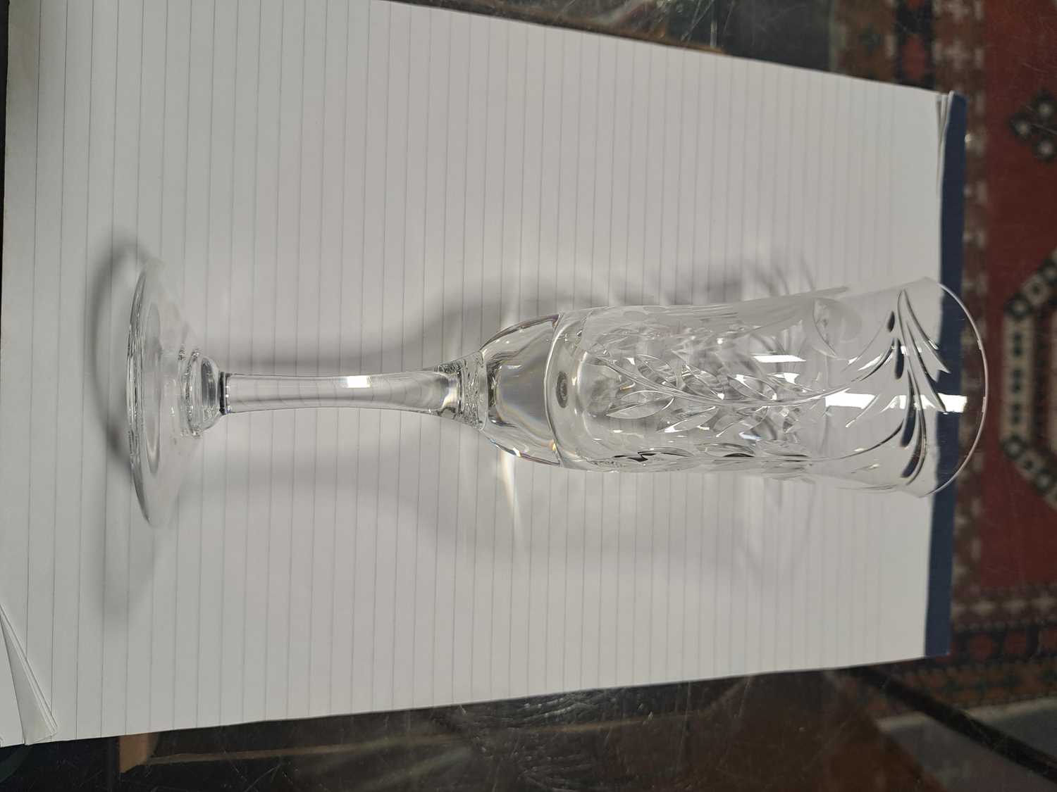 Royal Brierley Crystal glassware, Ronald Stennett Wilson Wedgwood decanter, boxed plated dish - Image 10 of 21