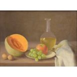 § Gerald Norden, Still life with Cantaloupe melon,