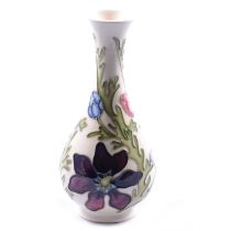 Rachel Bishop for Moorcroft, a vase in the Adonis design.