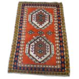 Turkish Caucasian pattern rug.