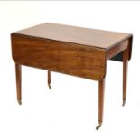 George III mahogany Pembroke table,