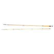 Fosters of Ashbourne, an 'AEM' 2-piece 8' split cane fishing rod