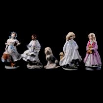 Ten assorted china figurines