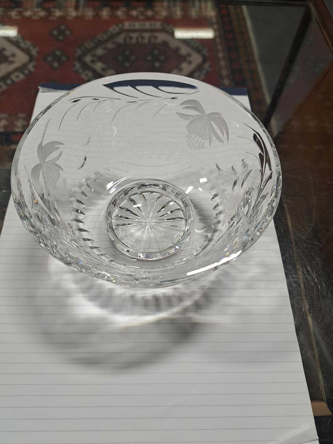 Royal Brierley Crystal glassware, Ronald Stennett Wilson Wedgwood decanter, boxed plated dish - Image 6 of 21