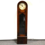 1930s oak longcase clock,
