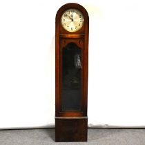 1930s oak longcase clock,