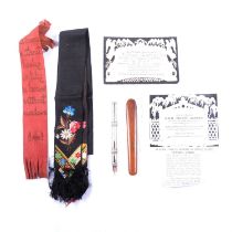 Collection Victorian and early 20th century bookmarks, ephemera etc