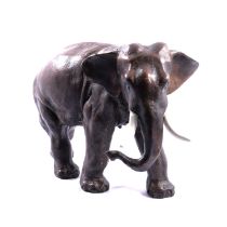 Modern composite sculpture of an elephant